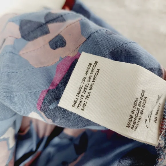 New Cleobella Iman Waterlily Blue Purple Floral Ankle Dress P3783 - Picture 8 of 9